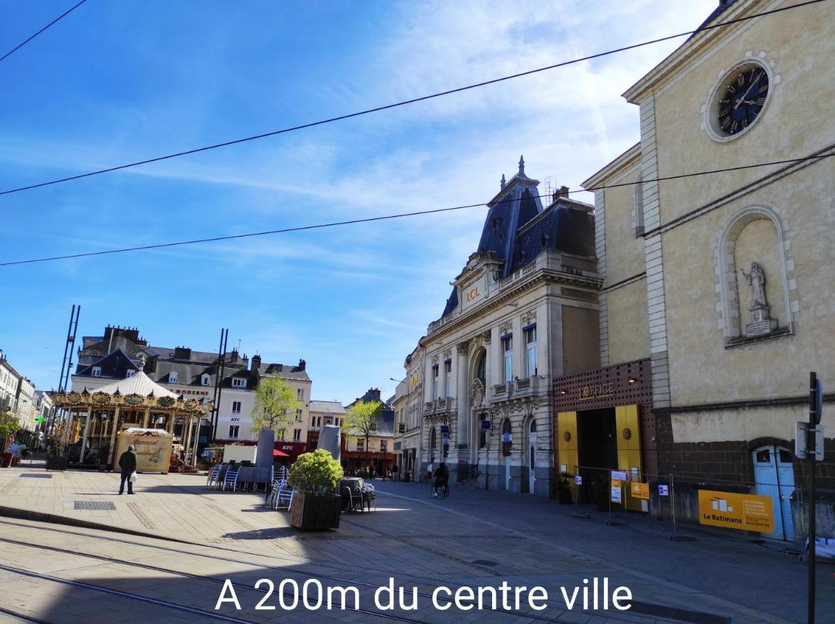 Duplex Appartement 70M2 Atypique Au Coeur Du Mans ルマン エクステリア 写真