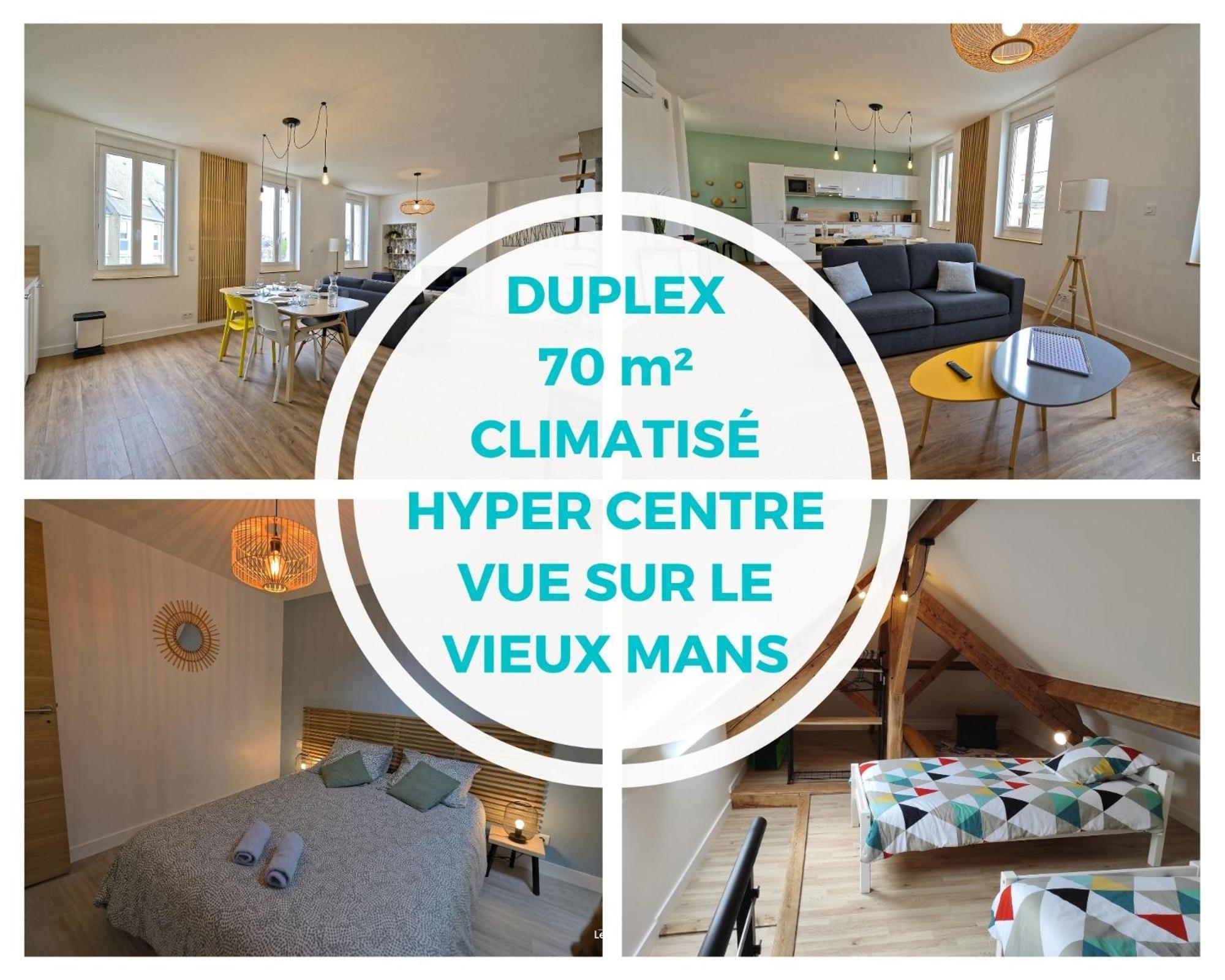 Duplex Appartement 70M2 Atypique Au Coeur Du Mans ルマン エクステリア 写真